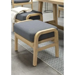 Garden Impressions Santos lounge-diningset-5-dlg-links-acacia white wash-dgrijs-mgrey Hot