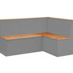 Loft24 Sara - Eetkamerbank in grenen grijs/gebeitste was Best