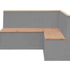 Loft24 Sara - Eetkamerbank in grenen grijs/gebeitste was Best