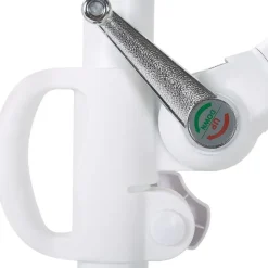 Beliani SAVONA II - Zweefparasol - Taupe/Wit - Polyester Sale