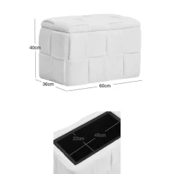 Nordlys Scandinavische Designbank met Opbergruimte Sale