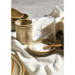 Leen Bakker Schaaltje Anna - beige - stoneware - Ø10 cm Sale