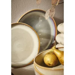 Leen Bakker Schaaltje Camille - beige - stoneware - Ø16,5 cm Discount