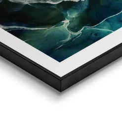 Reinders Schilderij Abstracte zonsopkomst - 70 x 50cm - Blauw Discount