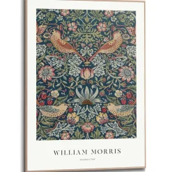 Reinders Schilderij William Morris - strawberry thief - 70 x 50cm - Bont
