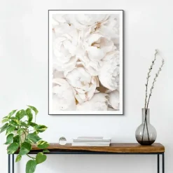 Reinders Schilderij Witte rozen - 70 x 50cm - Wit Online