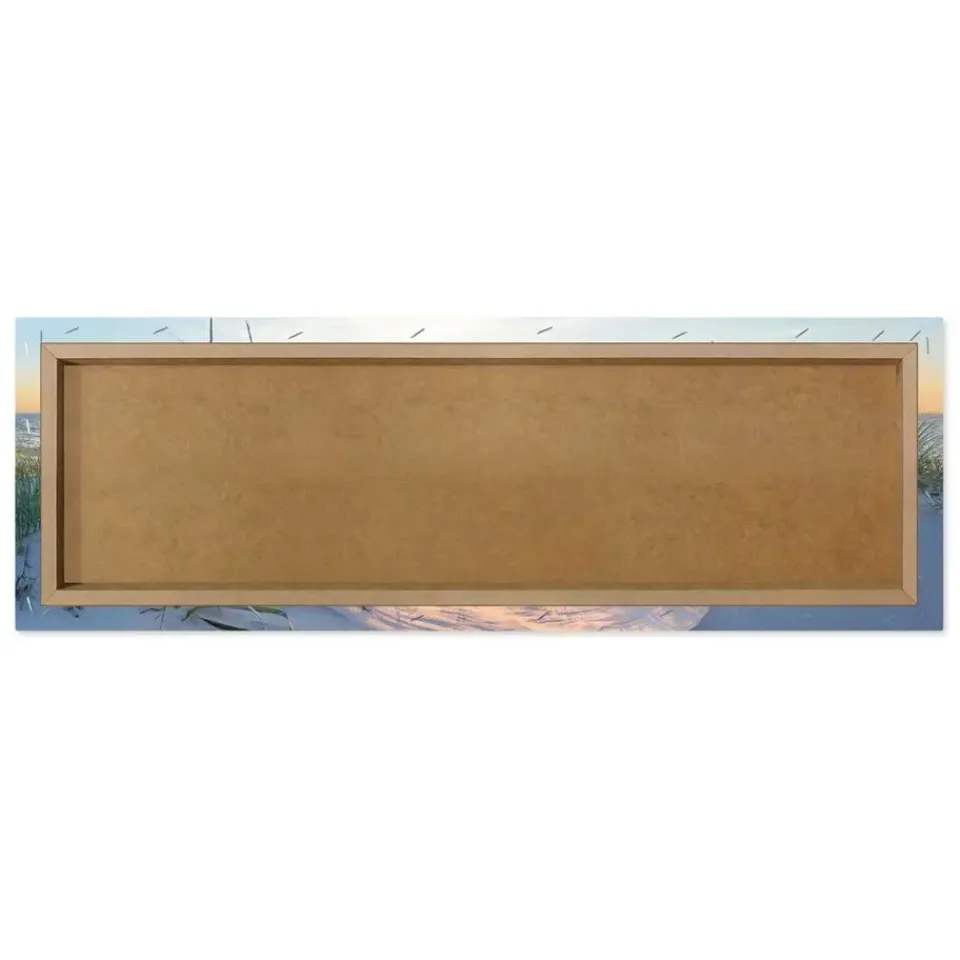 Reinders Schilderij Zonsondergang in de duinen - 40 x 118cm - Beige New