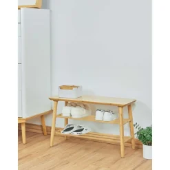 Emob Exclusive Schoenenrek Reini - 67x28x43cm - bamboehout Clearance