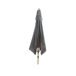 4-Seasons Outdoor Azzurro stokparasol 200 x 300 cm - Woodlook/charcoal Outlet