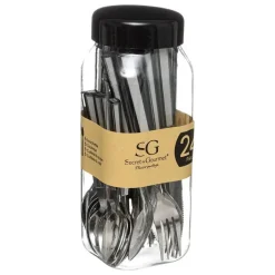 Secret de Gourmet Bestekset Tamaris - 24-delig - RVS-kunststof - grijs Discount