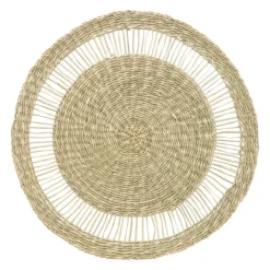 Secret de Gourmet Placemat - zeegras naturel - rond - 38 cm Online
