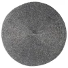 Secret de Gourmet Placemat - rond - kralen - grijs - 35 cm Hot
