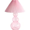 Leen Bakker SENGWA - Tafellamp - Roze - Glas Discount
