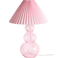 Leen Bakker SENGWA - Tafellamp - Roze - Glas Discount