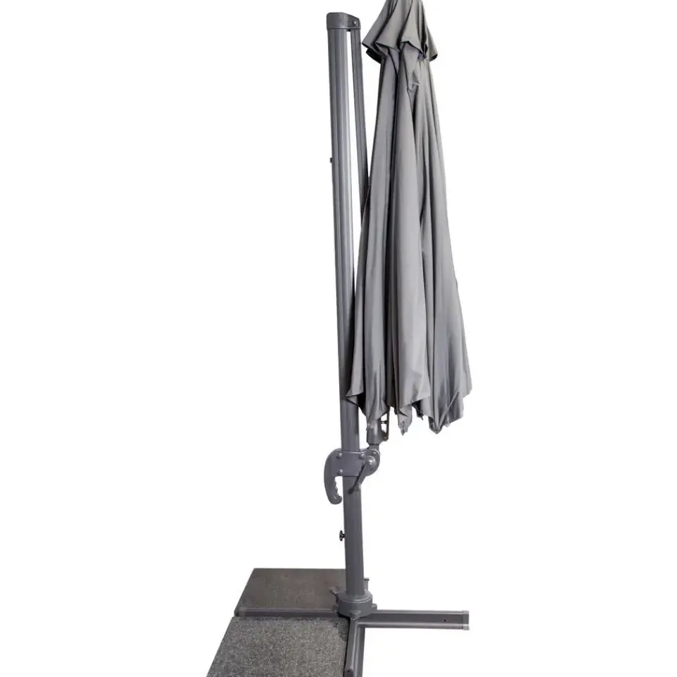 Merkloos Sens-Line - Barbados Parasol - Ø3,5m - Grijs