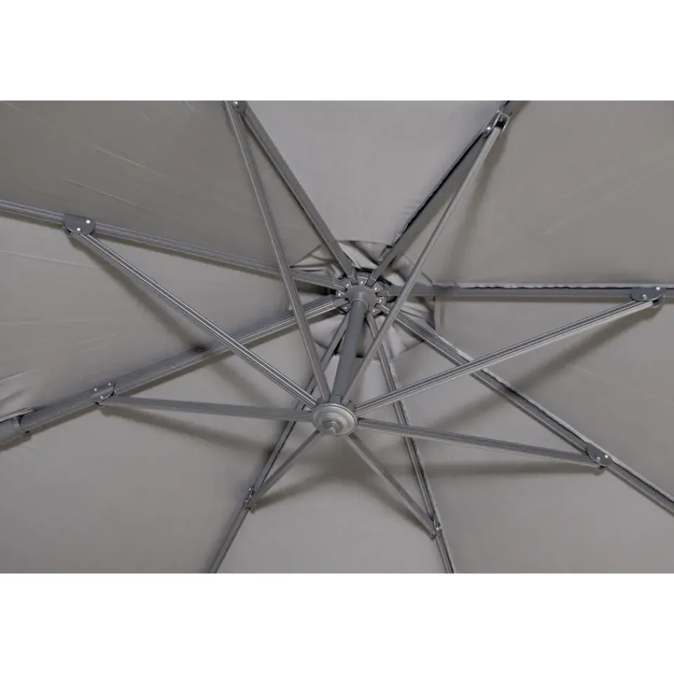 Merkloos Sens-Line - Barbados Parasol - Ø3,5m - Grijs