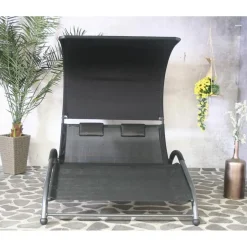 Sens-Line - Cuba 2-Persoonsligbed - Zwart Sale