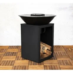 Sens-Line - Evi bbq firepit - 80x80x92cm - Zwart Clearance