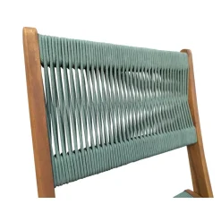 Sens-Line - Lanzarote Bistro Set - Hout - Groen Clearance