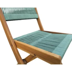 Sens-Line - Lanzarote Bistro Set - Hout - Groen Clearance