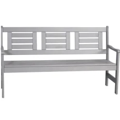 Sens-Line Boulogne tuinbank - Grenenhout - Grijs Best