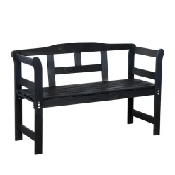 Sens-Line Friesen tuinbank - Hout - Zwart Best