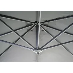 Sens-Line Honolulu zweefparasol vierkant - 250x250 cm - Antraciet Outlet