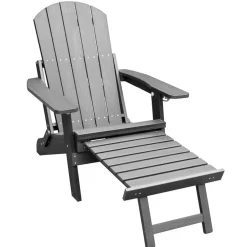 Sens-Line Montreal relax tuinstoel - HIPS kunststof - Grijs Hot