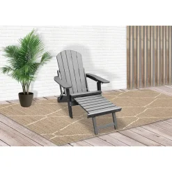 Sens-Line Montreal relax tuinstoel - HIPS kunststof - Grijs Hot