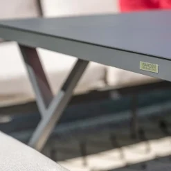 Garden Impressions Sergio lounge-diningset - 3-delig - links - carbon black - desert sand Sale