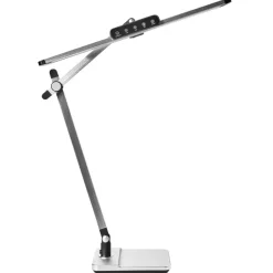 Leen Bakker SERPENS - Bureaulamp LED - Zilver - Synthetisch materiaal New