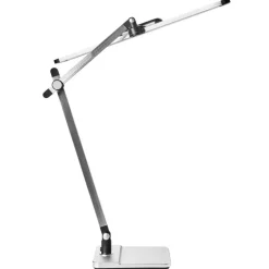 Leen Bakker SERPENS - Bureaulamp LED - Zilver - Synthetisch materiaal New