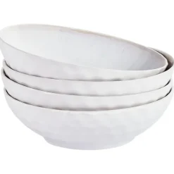 Leen Bakker SESAME - Diepe borden set van 4 - Lichtgrijs - Steengoed Sale