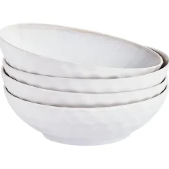 Leen Bakker SESAME - Diepe borden set van 4 - Lichtgrijs - Steengoed Sale