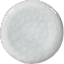 Leen Bakker SESAME - Dinerborden set van 8 - Lichtgrijs - Steengoed Discount