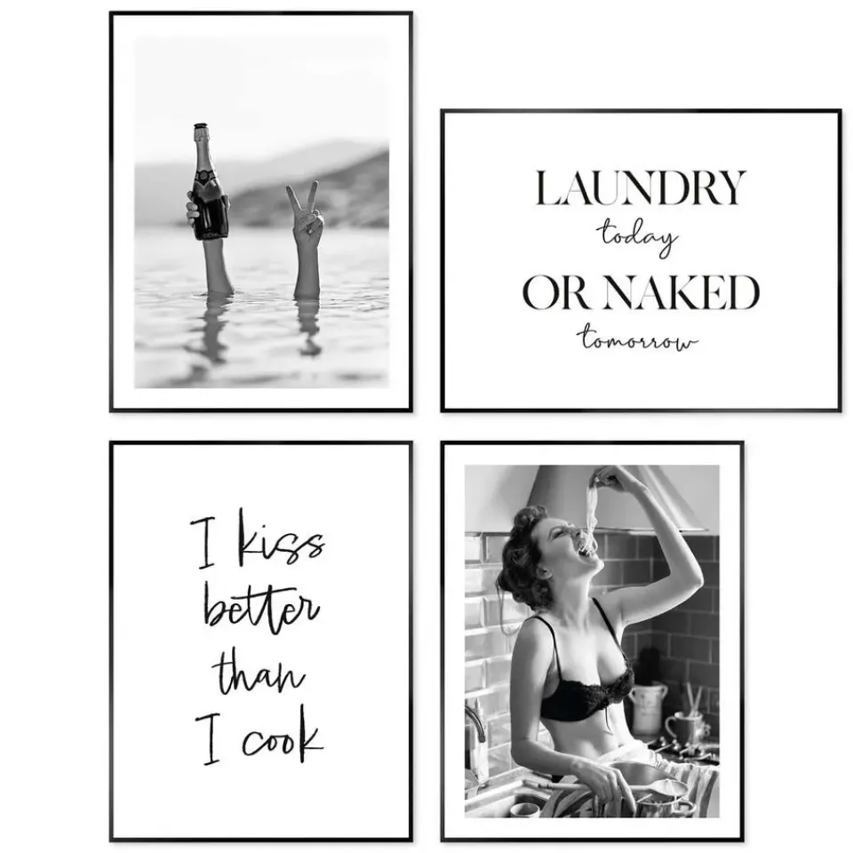 Reinders Set poster met lijst - Humor bundle Best