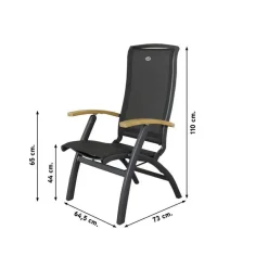 Hartman Set van 4 - Da Vinci verstelbare stoel - Teak Best