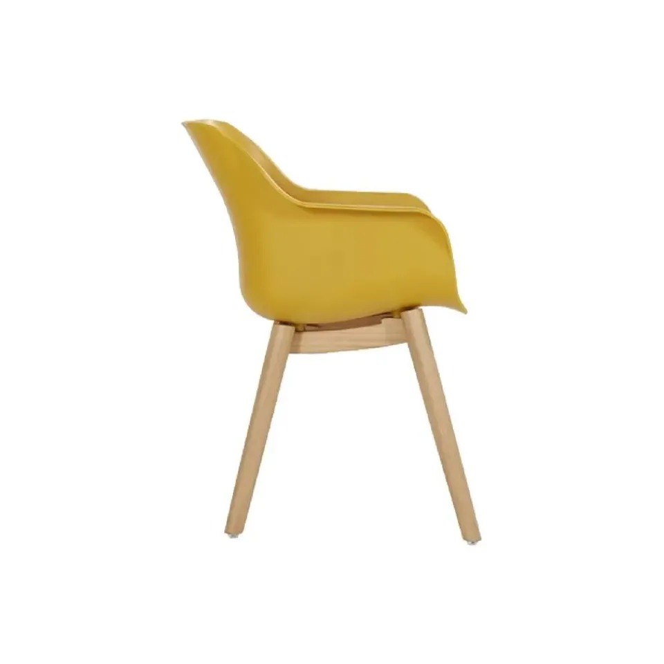 Hartman Set van 2- Sophie Studio diningstoel- Curry Yellow- Teak poot Clearance