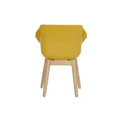 Hartman Set van 2- Sophie Studio diningstoel- Curry Yellow- Teak poot Clearance