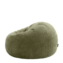 icon Set van 2 Zitzak Kingston - Corduroy Zitzak Volwassenen - Saliegroen New