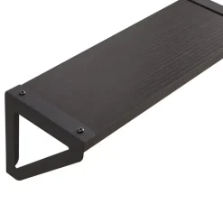 Merkloos Set van 3 Wandplanken, Zwevende Boeken Planken, 30, 35 en 40 cm lang, Zwart Hot