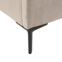 Beliani SEZANNE - Bed met opbergruimte - Taupe - 180 x 200 cm - Fluweel Best