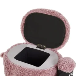 Beliani SHEEP - Hocker - Roze - Polyester Online