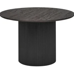 Beliani SHEHO - Eettafel - Zwart - 120 cm - MDF New