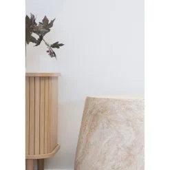 House Nordic Sidetable Fiberclay Naturel - 47,5x47,5x41cm - Bonn Outlet