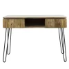 Dimehouse Sidetable Maria mangohout 2 lades - 40x110x77 cm - Mangohout - Bruin