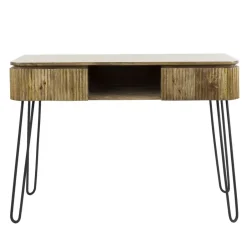 Dimehouse Sidetable Maria mangohout 2 lades - 40x110x77 cm - Mangohout - Bruin