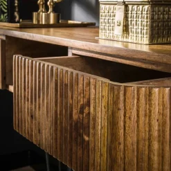 Dimehouse Sidetable Maria mangohout 2 lades - 40x110x77 cm - Mangohout - Bruin