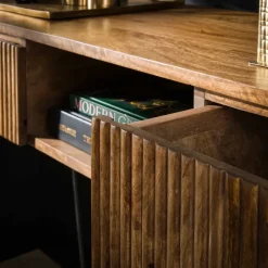 Dimehouse Sidetable Maria mangohout 2 lades - 40x110x77 cm - Mangohout - Bruin