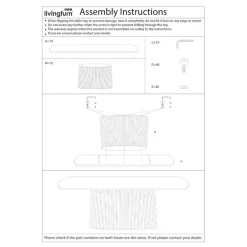 Livingfurn Sidetable Naturel Mangohout - 140x40x80cm - Salvator Best